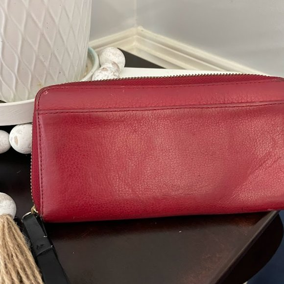 USED Kate Spade Women's Red Wallet - Picture 2 of 5
